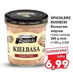 Kaufland SPICHLERZ RUSIECKI Konserwa mięsna oferta