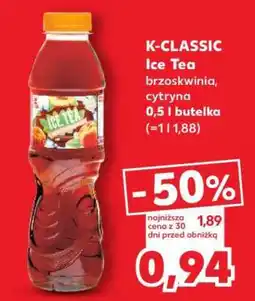 Kaufland K-CLASSIC Ice Tea brzoskwinia, cytryna 0,5 l butelka oferta