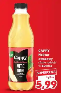 Kaufland CAPPY Nektar owocowy różne rodzaje 1 l butelka oferta