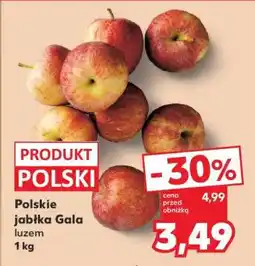 Kaufland Polskie jabłka Gala luzem 1 kg oferta
