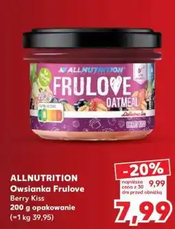 Kaufland ALLNUTRITION Owsianka Frulove Berry Kiss oferta
