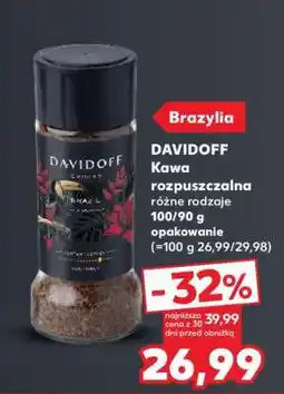 Kaufland DAVIDOFF Kawa rozpuszczalna oferta
