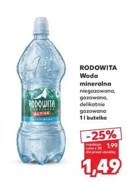 Kaufland RODOWITA Woda mineralna oferta
