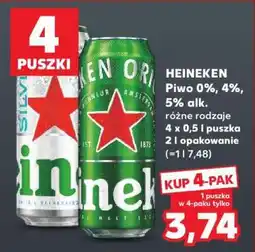 Kaufland HEINEKEN Piwo 0%, 4%, 5% alk oferta