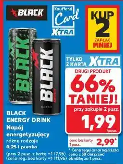 Kaufland BLACK ENERGY DRINK oferta