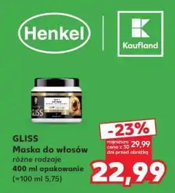 Kaufland GLISS Maska do włosów oferta