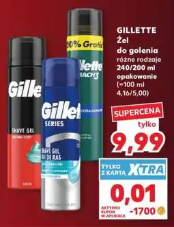 Kaufland GILLETTE Żel do golenia oferta