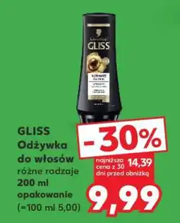 Kaufland Gliss odżywką do włosów oferta