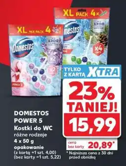 Kaufland DOMESTOS POWER 5 Kostki do WC oferta