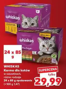 Kaufland WHISKAS Karma dla kotów w saszetkach, różne rodzaje oferta