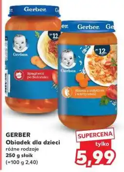 Kaufland GERBER Obiadek dla dzieci oferta