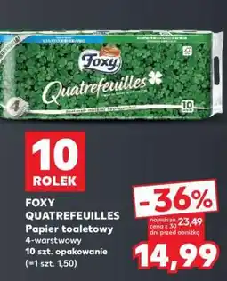 Kaufland FOXY QUATREFEUILLES Papier toaletowy oferta