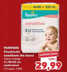 Kaufland PAMPERS Chusteczki nawilżane dla dzieci oferta
