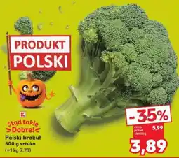 Kaufland Polski brokuł 500 g sztuka oferta
