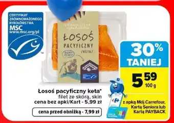 Carrefour Łosoś pacyficzny keta oferta