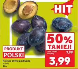 Kaufland Polskie śliwki podłużne luzem 1 kg oferta