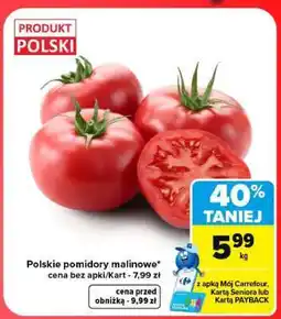 Carrefour Polskie pomidory malinowe oferta