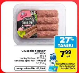 Carrefour Cevapcici z indyka oferta