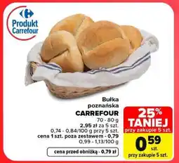 Carrefour Bułka poznańska oferta
