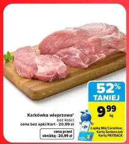 Carrefour Karkówka wieprzowa oferta