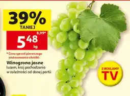 Auchan Winogrona jasne oferta