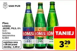 Carrefour Piwo ŁOMŻA JASNE, PILS, 0% oferta
