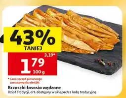 Auchan Brzuszki łososia wędzone oferta