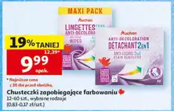 Auchan Auchan Lingettes Anti-Discoloration oferta