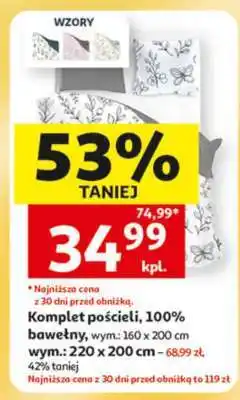 Auchan Komplet pościeli oferta