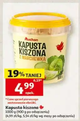 Auchan Kapusta kiszona oferta
