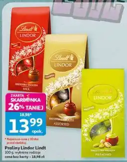 Auchan Praliny LINDOR LINDT oferta