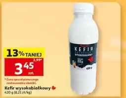 Auchan Kefir wysokobiałkowy oferta