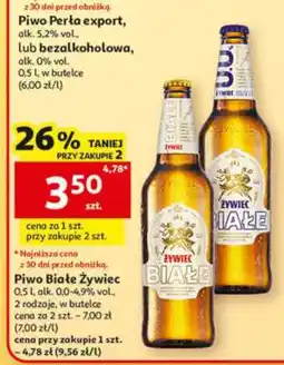 Auchan Piwo Białe Żywiec oferta