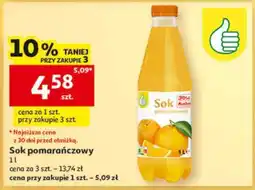 Auchan Sok pomarańczowy oferta