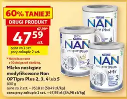 Auchan Nestlé NAN OPTIpro Plus 2, 3, 4 lub 5 oferta