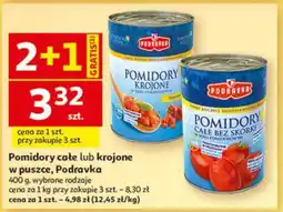 Auchan Pomidory całe lub krojone w puszce Podravka oferta