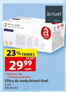 Auchan Filtry do wody Actuel Oval oferta
