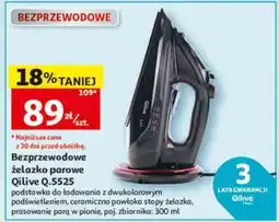 Auchan Bezprzewodowe żelazko parowe Qilive Q.5525 oferta