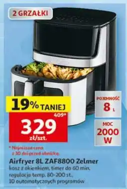 Auchan Airfryer 8L ZAF8800 Zelmer oferta