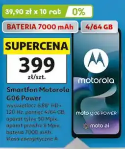 Auchan Smartfon Motorola G06 Power oferta