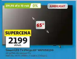 Auchan Smart LED TV Phlips 65 65PUS8100 oferta