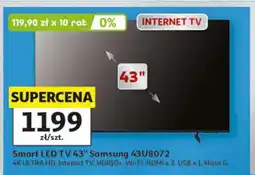 Auchan Smart LED TV 43 Samsung 43U8072 oferta