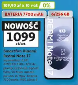Auchan Smartfon Xiaomi Redmi Note 17 oferta