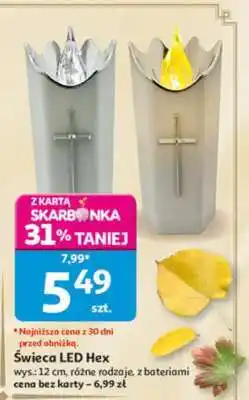 Auchan Świeca LED Hex oferta