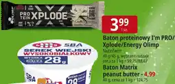 E.Leclerc Baton proteinowy I'm PRO/Xplode/Energy Olimp Nutrifarm oferta