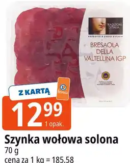E.Leclerc Szynka wołowa solona Bresaola della Valtellina IGP Tradizioni d'Italia oferta