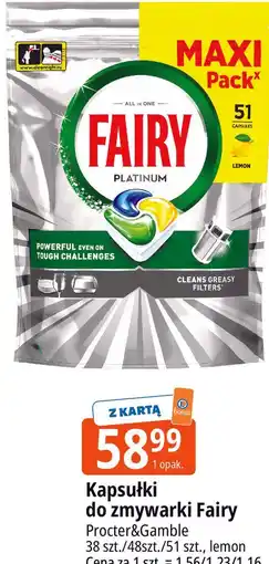 E.Leclerc Kapsułki do zmywarki Fairy oferta