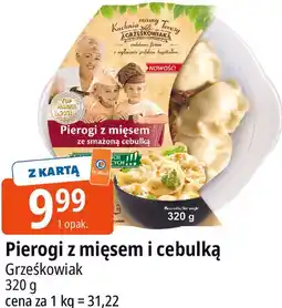 E.Leclerc Pierogi z mięsem i cebulką Grześkowiak oferta