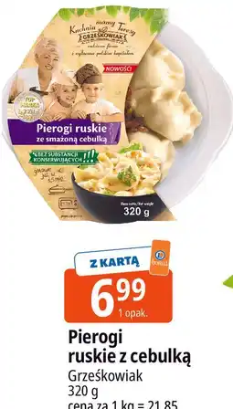 E.Leclerc Pierogi ruskie z cebulką Grześkowiak oferta