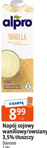 E.Leclerc Napój sojowy waniliowy/owsiany 3,5% tłuszczu Alpro oferta